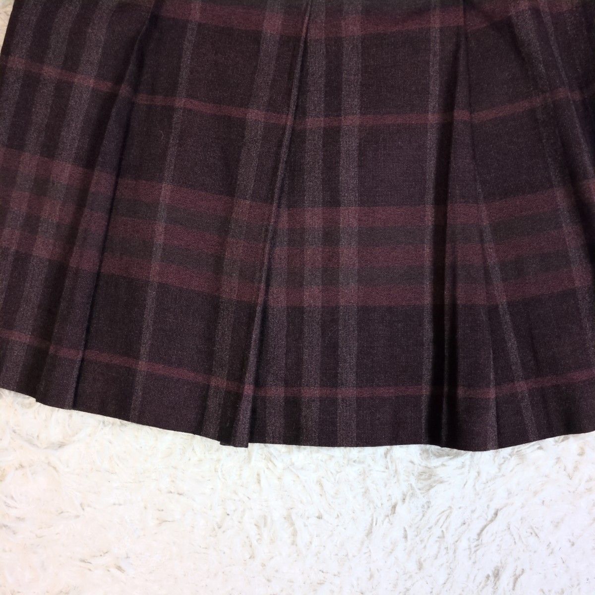 未使用✨ BURBERRY LONDON バーバリーロンドン チェック柄プリーツ