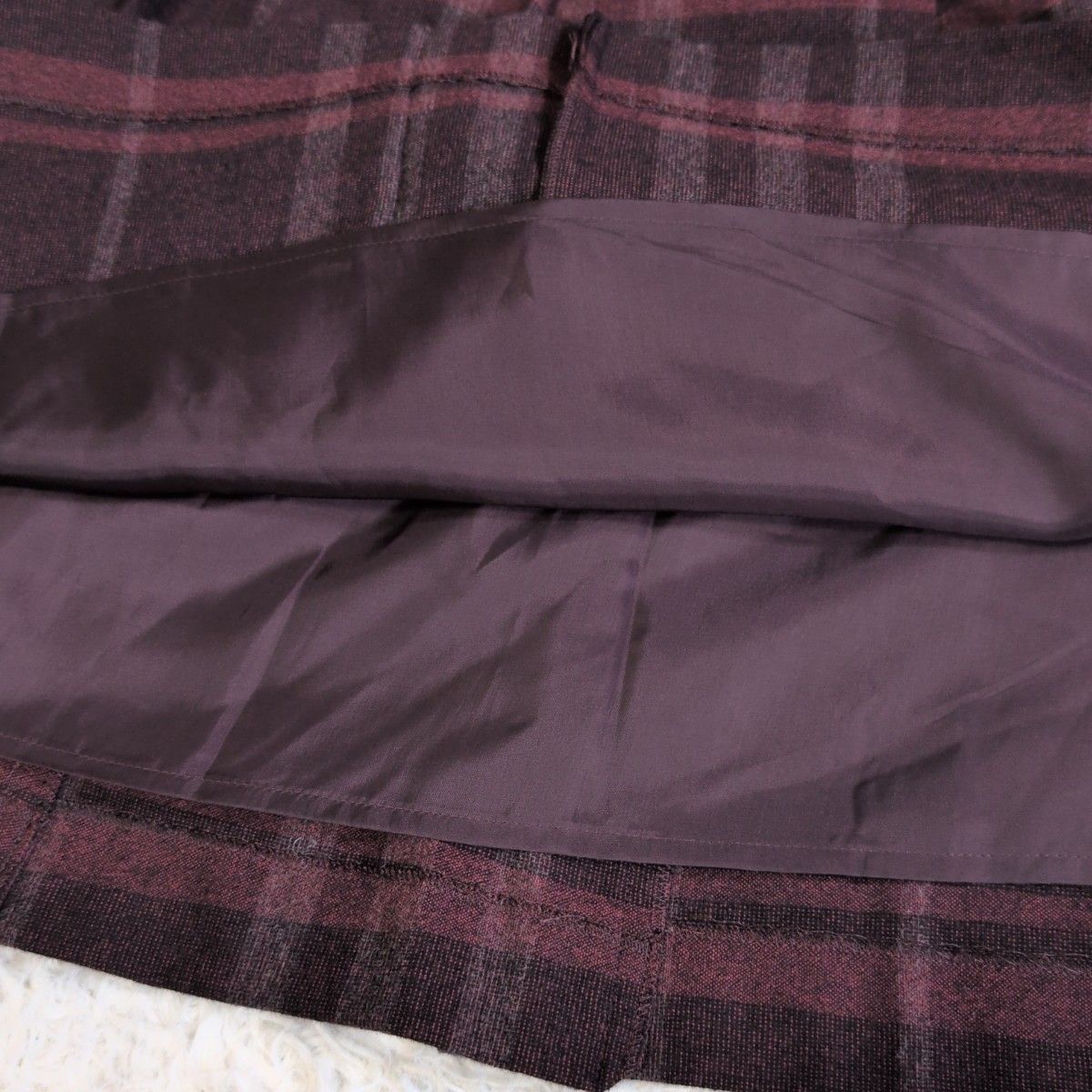 未使用✨ BURBERRY LONDON バーバリーロンドン チェック柄プリーツ