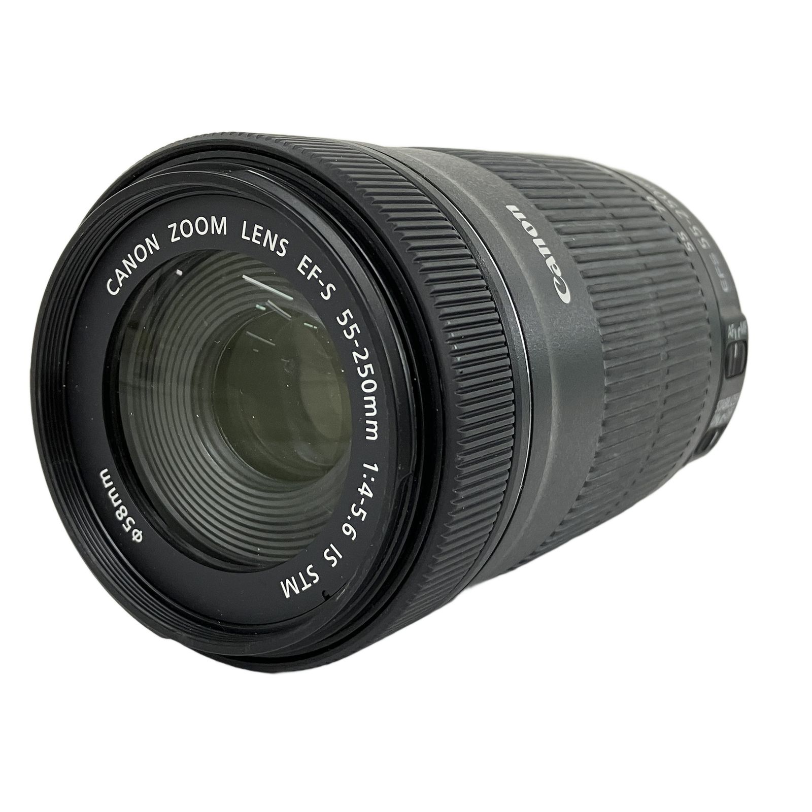 Canon ZOOM LENS EF-S 55-250mm F4-5.6 IS STM レンズ キャノン 中古