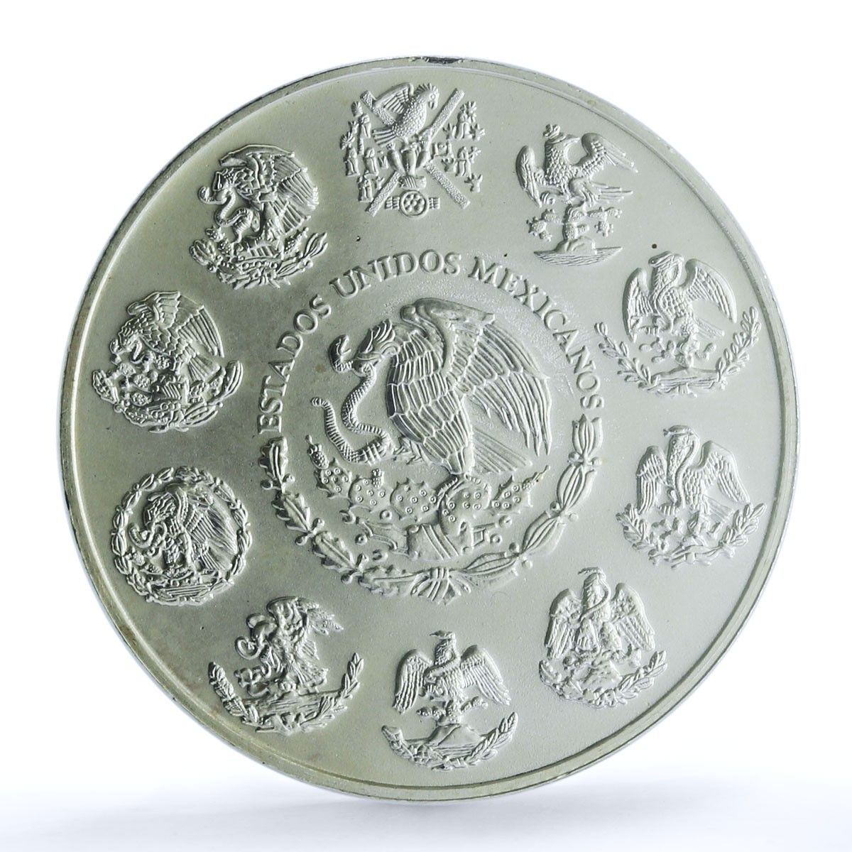 メキシコ 1オンザ・リベルタッド 独立の天使 KM-639 MS 66 PCGS 銀貨