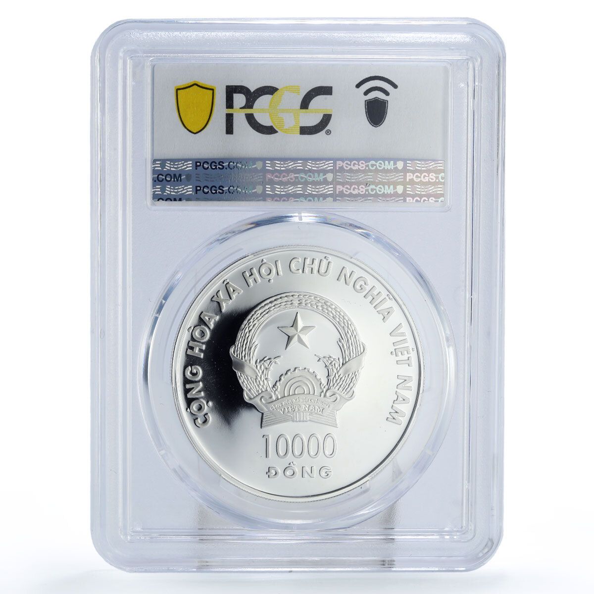 ベトナム 10000ドン 旧暦未年ホログラム PR69 PCGS 銀貨 2003年 - メルカリ