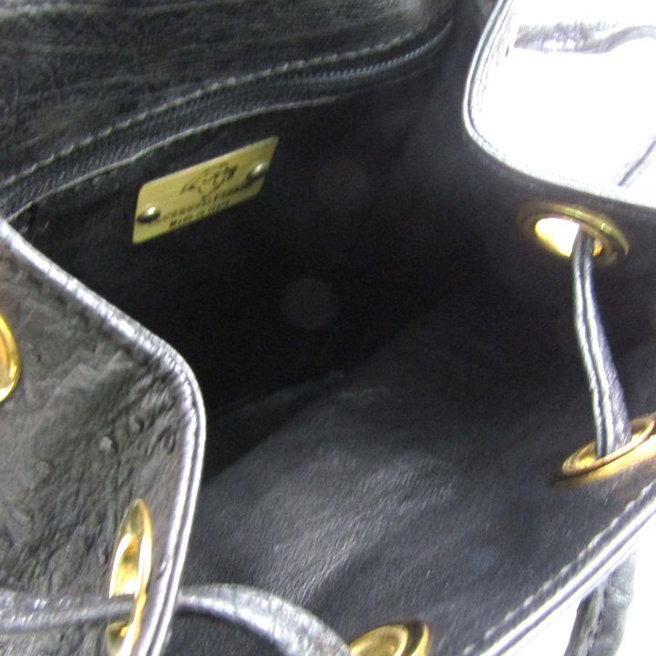 ジャンフランコフェラーリ オーストリッチ レザー 本革 イタリア製 鞄