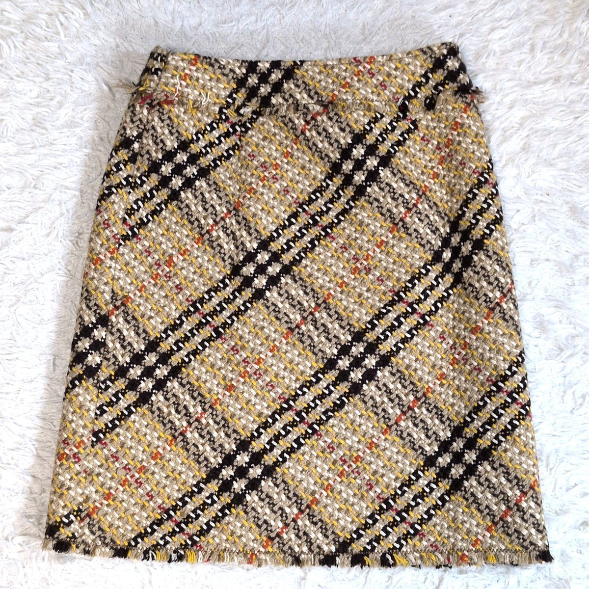 未使用級✨ BURBERRY LONDON バーバリーロンドン カシミヤアンゴラ