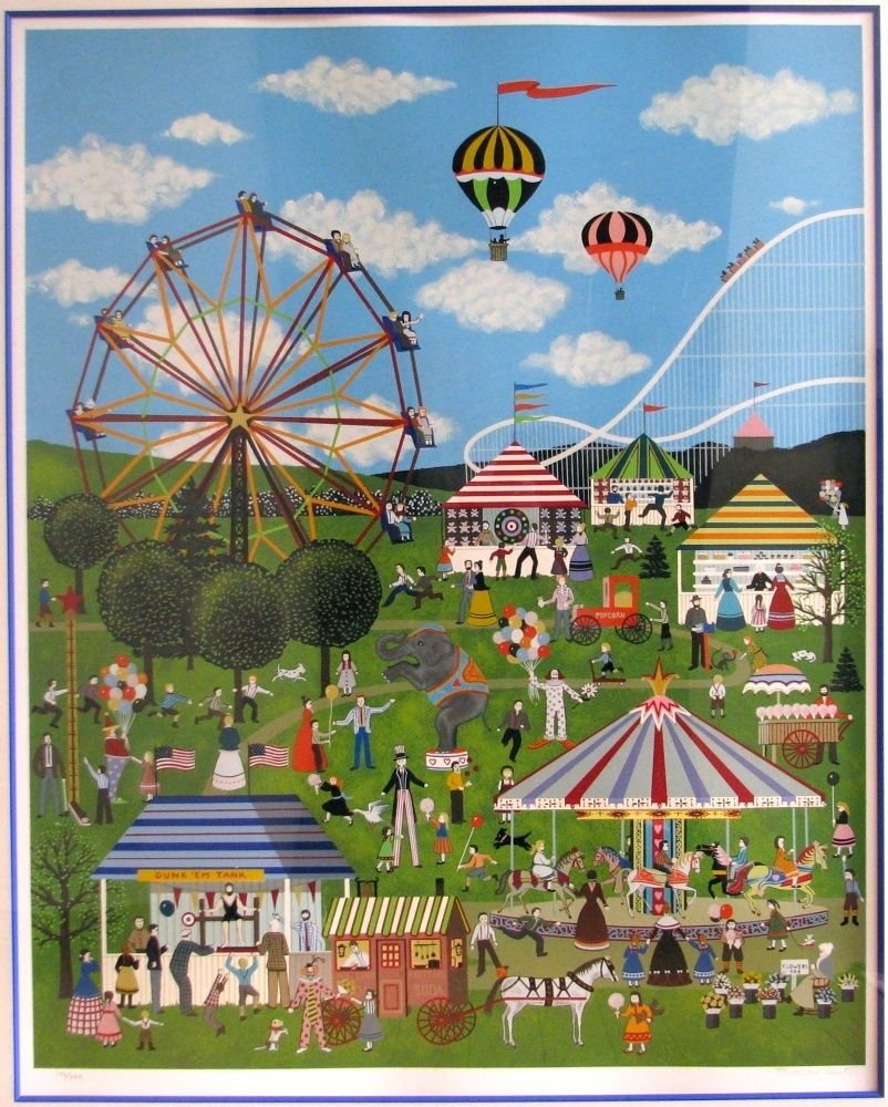 真作 ジェーン・ウースター・スコット Jane Wooster Scott リトグラフ