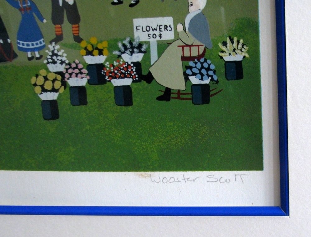 真作 ジェーン・ウースター・スコット Jane Wooster Scott リトグラフ