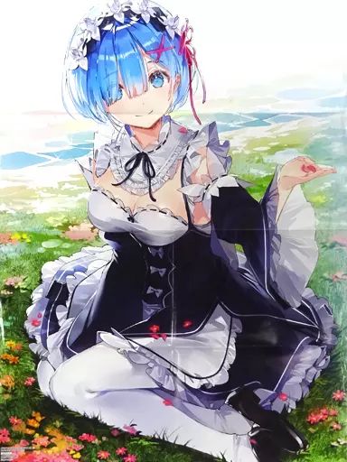 中古】ポスター B2片面ポスター(八つ折) レム 「Re：ゼロから始める異