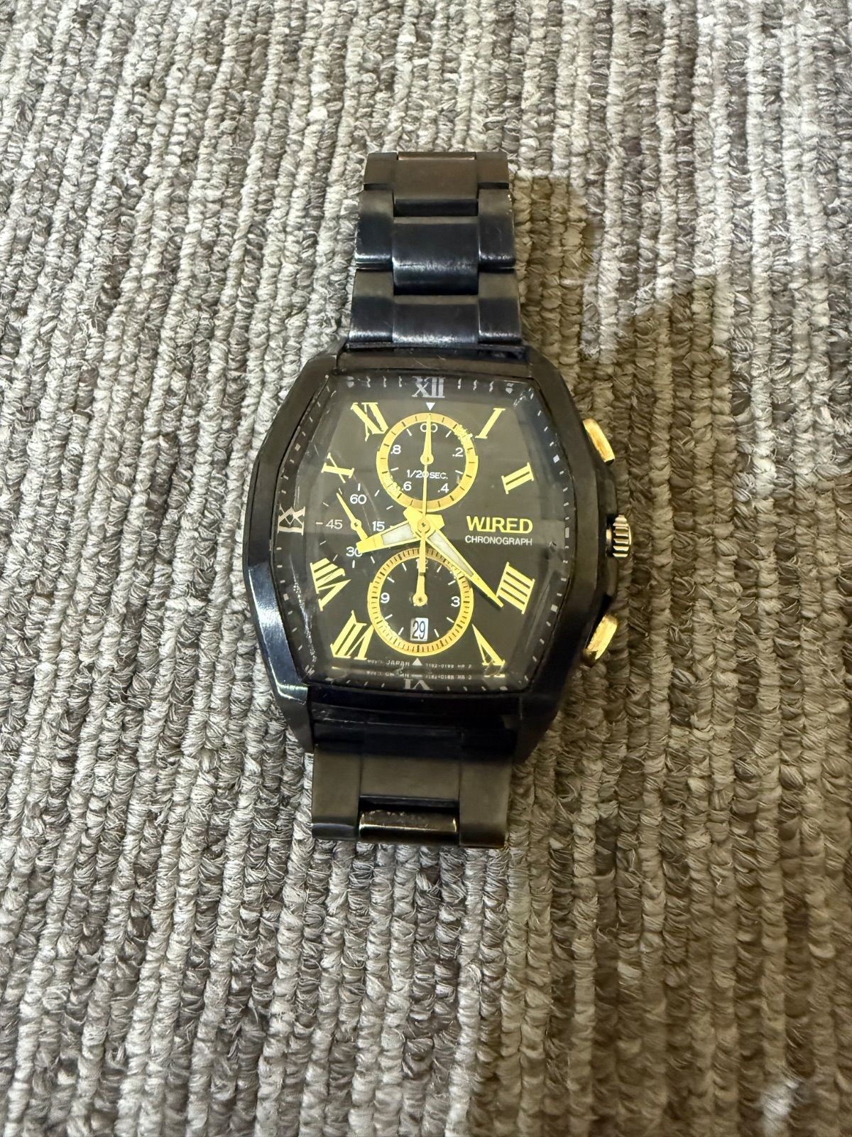 SGM】ジャンク SEIKO WIRED クロノグラフ 7T92-0TV0 - メルカリ