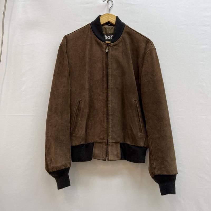 ショット 327 USA製 スエードレザー ボンバージャケット ヴィンテージ