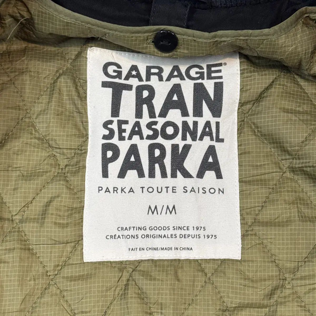 M) GARAGE 개러지 ファー トリミング パーカ マウンテンパーカー アウター