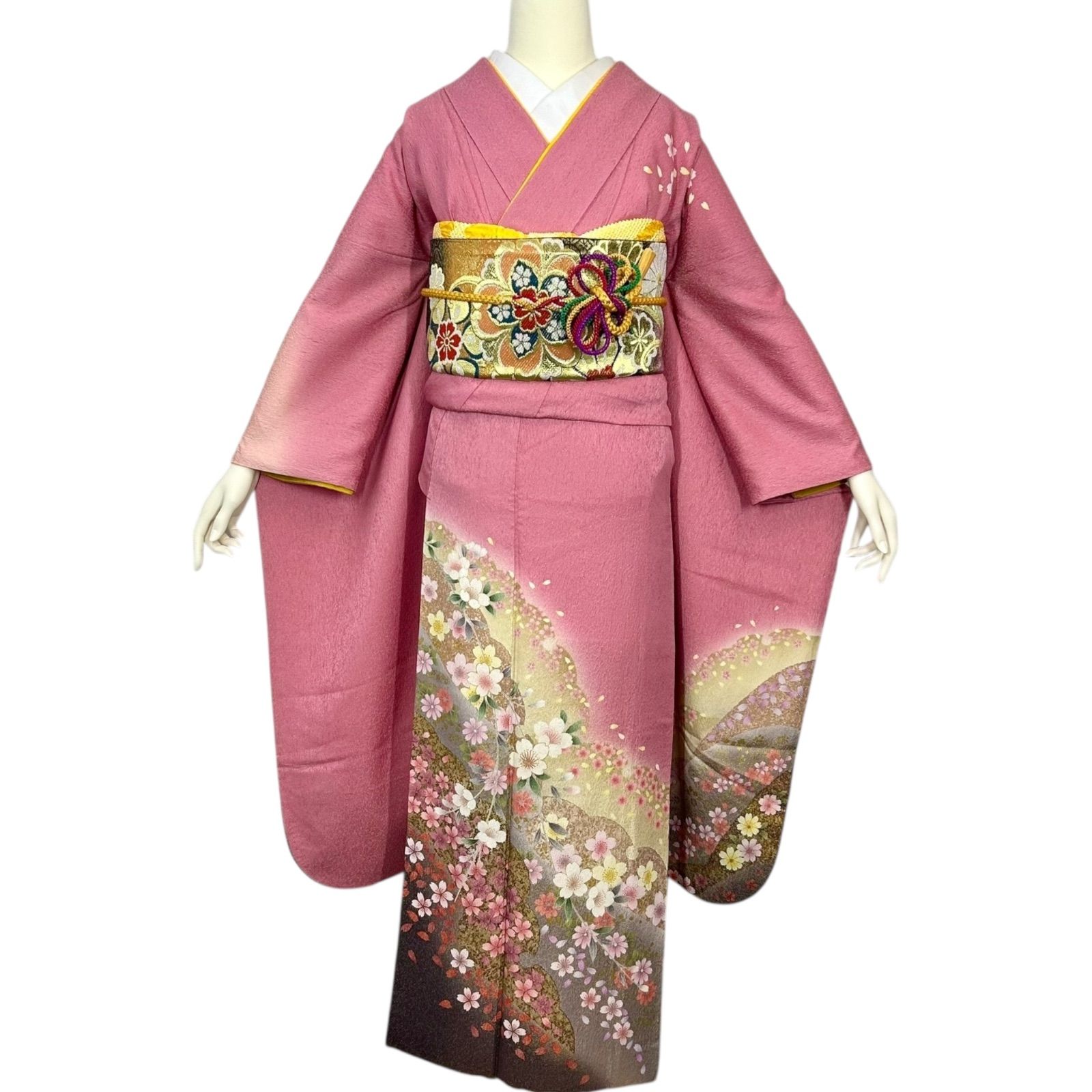 振袖フルセット 正絹 成人式 - メルカリ