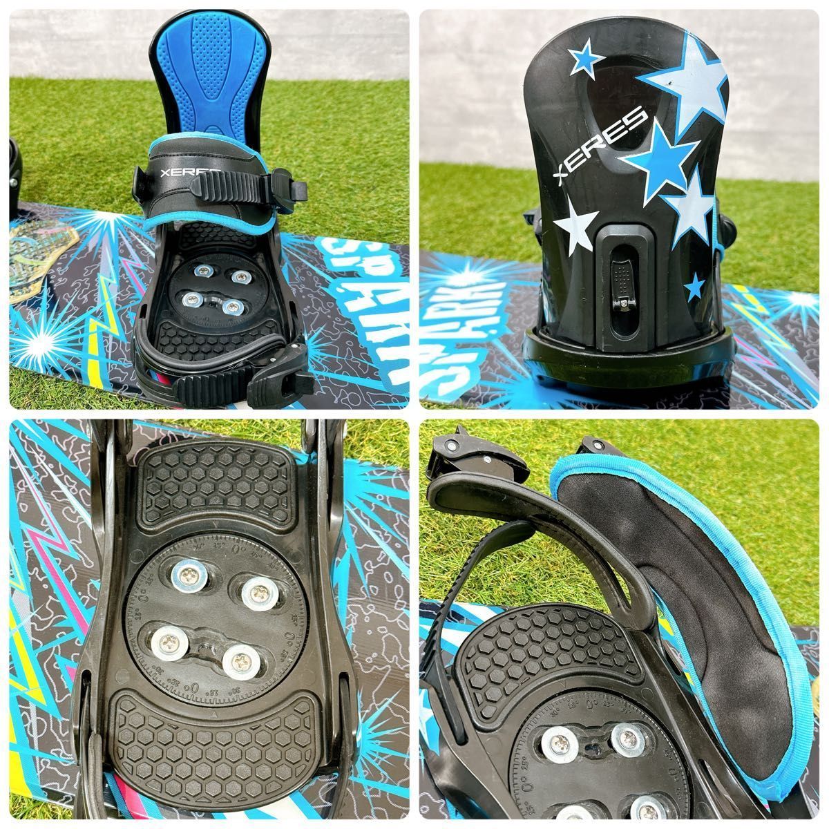 XERES スノーボード 118cm キッズ バインディング付 スノーボード CSB XERES スノボ セット 板 ビンディング 135cm キッズ