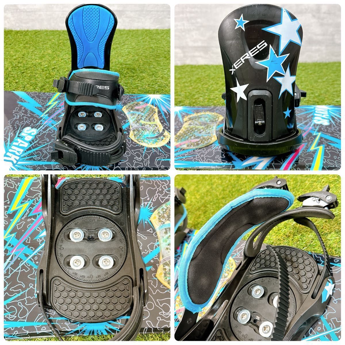 美品 XERES スノーボード 2点セット 88cm CSBビンディング キッズ スノーボード CSB XERES スノボ セット 板 ビンディング 135cm キッズ