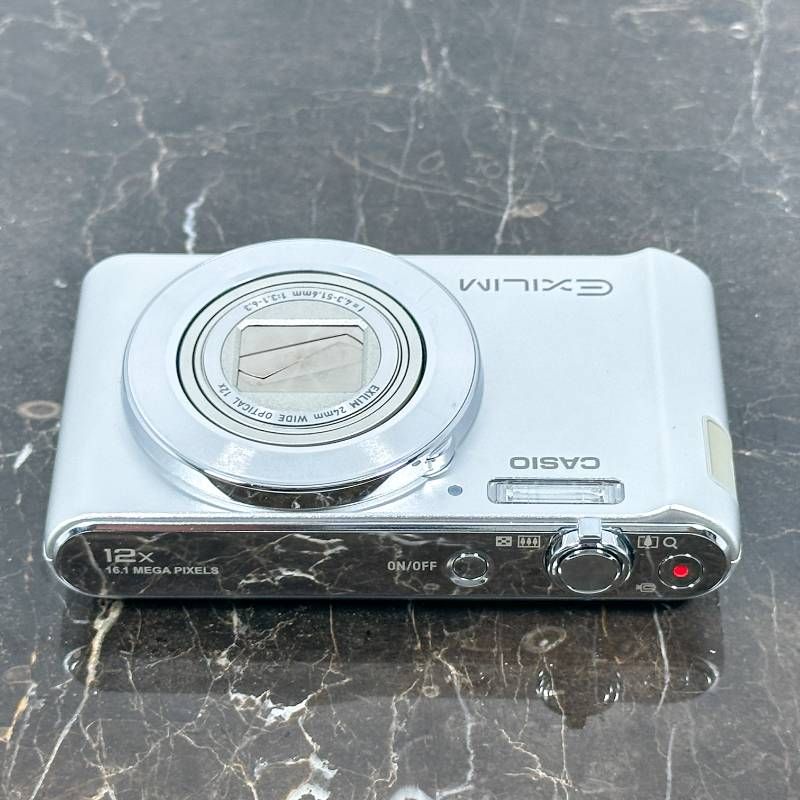 美品】CASIO EXILIM EX-ZS240 シルバー 1610万画素 光学12倍ズーム 25