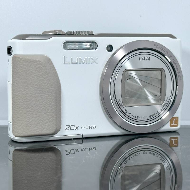 美品】Panasonic LUMIX DMC-TZ40 ホワイト 1810万画素 20倍ズーム