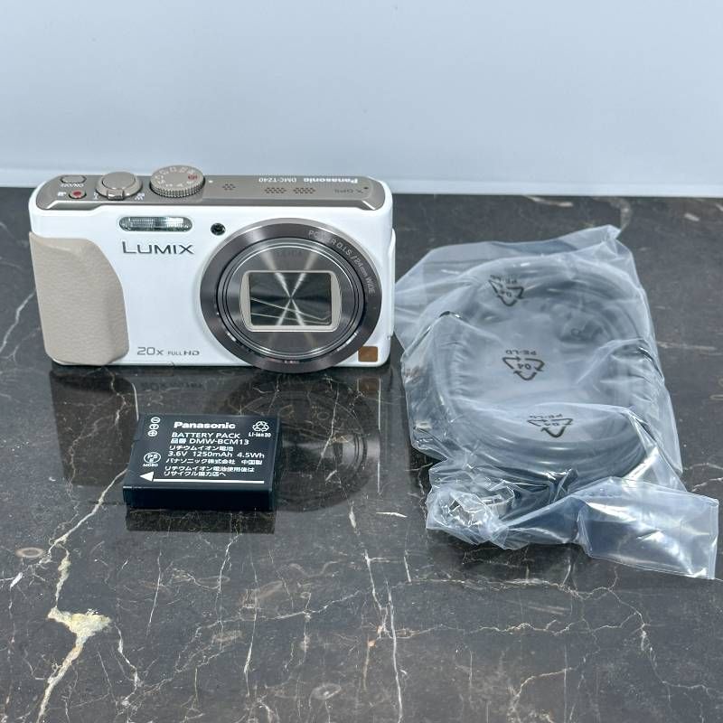 美品】Panasonic LUMIX DMC-TZ40 ホワイト 1810万画素 20倍ズーム