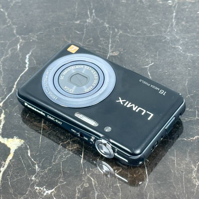 【完動 美品】Panasonic LUMIX DMC-FH7 コンデジ デジカメ 美品】Panasonic LUMIX DMC-FH7 ブラック パナソニック ルミックス