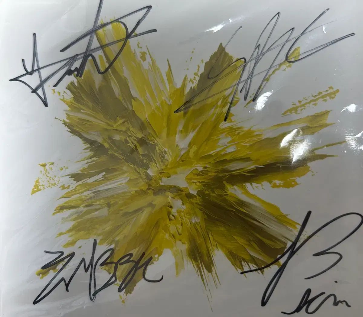 触れた YSR 4 人 サイン アルバム CD 黄色 超新星 レムナント