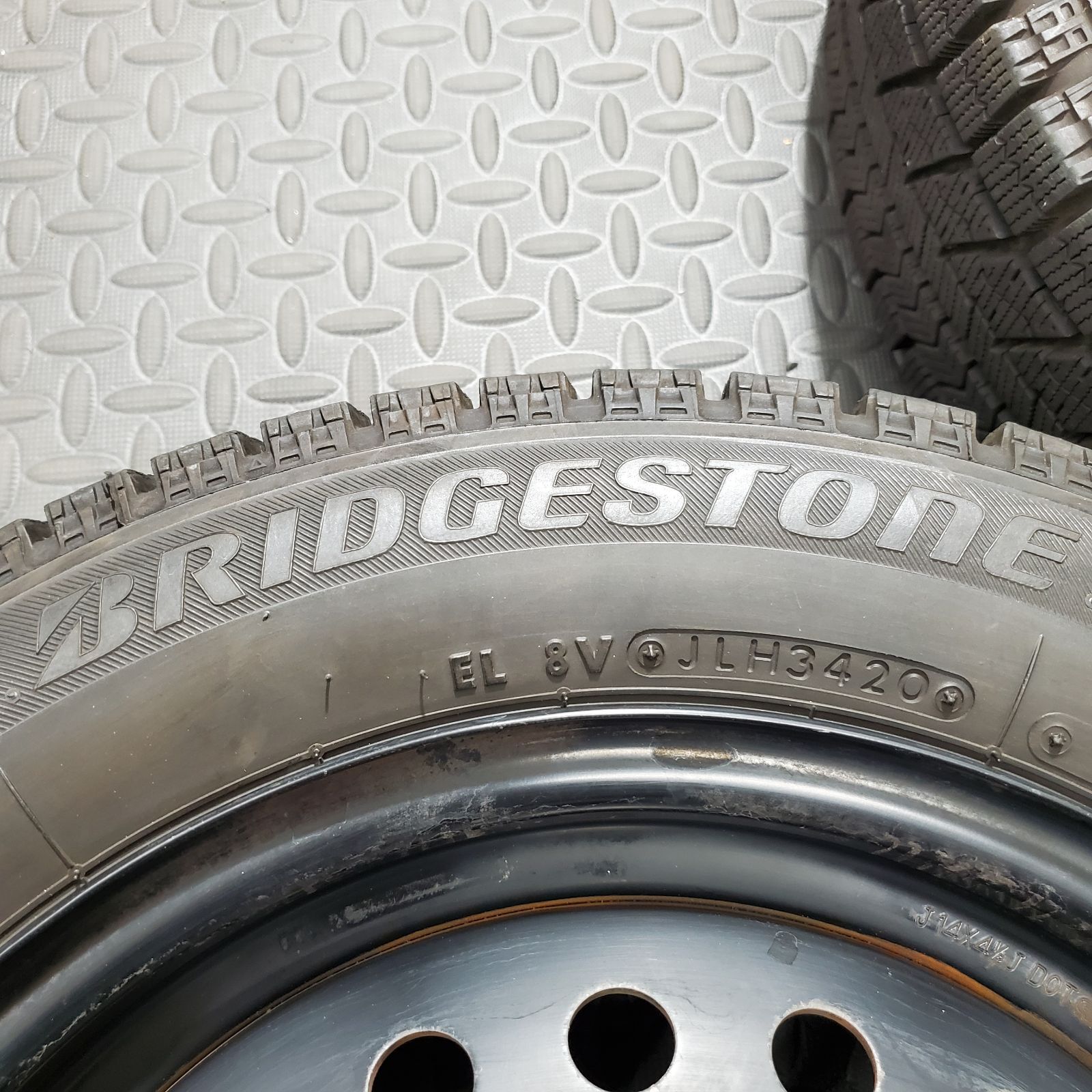 20年製 155/65R14 ブリヂストン ブリザックVRX ダイハツ タント ムーヴ