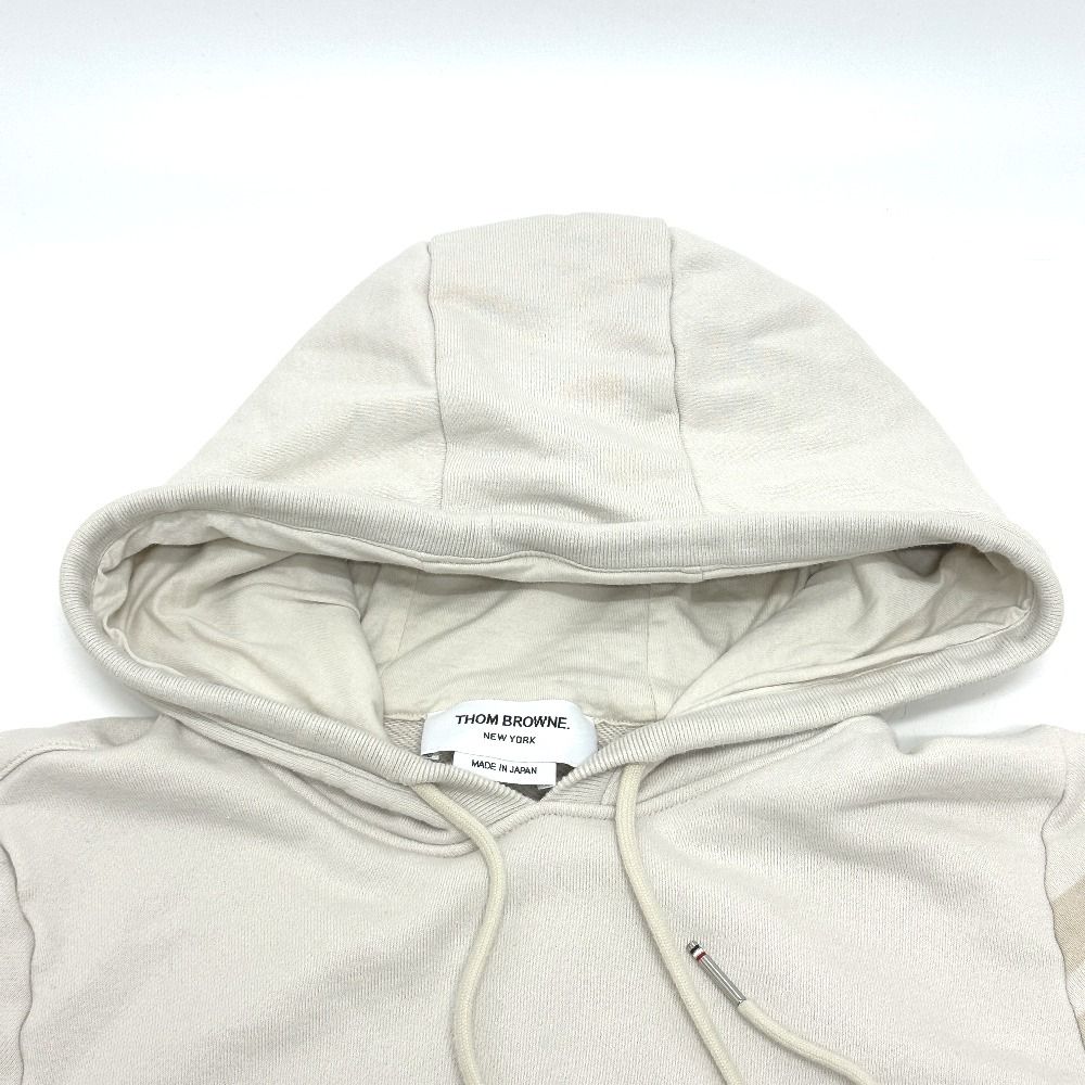 THOM BROWNE トムブラウン パーカー コットン グレー - メルカリ