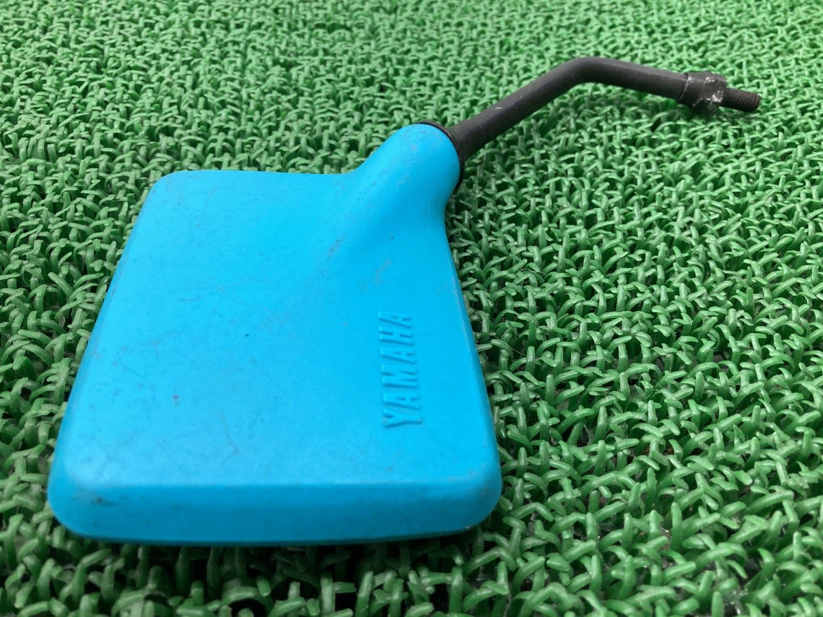 ジョグ ミラー 右 青 ヤマハ 純正 バイク 部品 27V 逆8mm JOG 旧車