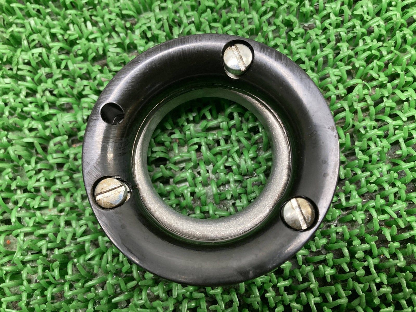 ソフテイル エアクリーナーアダプター 社外 ハーレー エボ EVO ミクニHSRキャブレター用 割れ欠け無し カスタム素材に mB