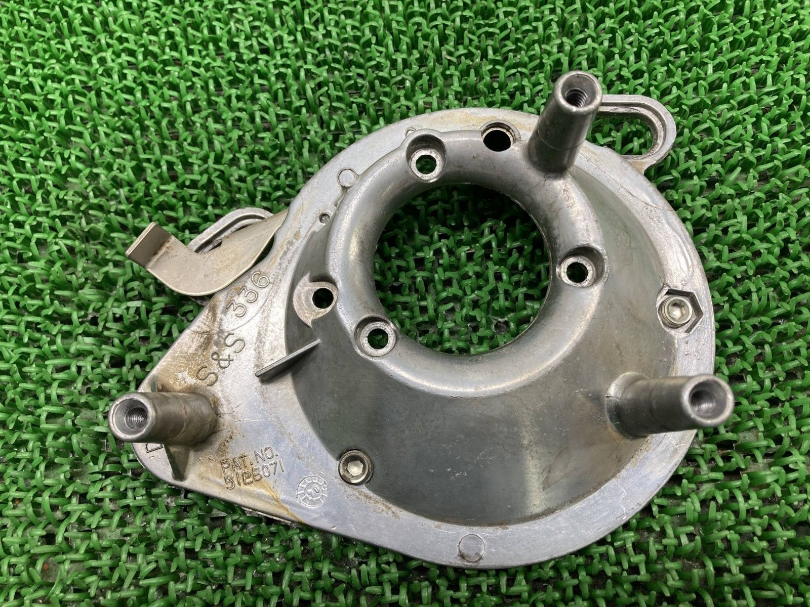 S S製ソフテイル エアクリーナーステー 5128071 社外 84 99年 エボ EVO ティアドロップバックプレート 曲がり無し Vo