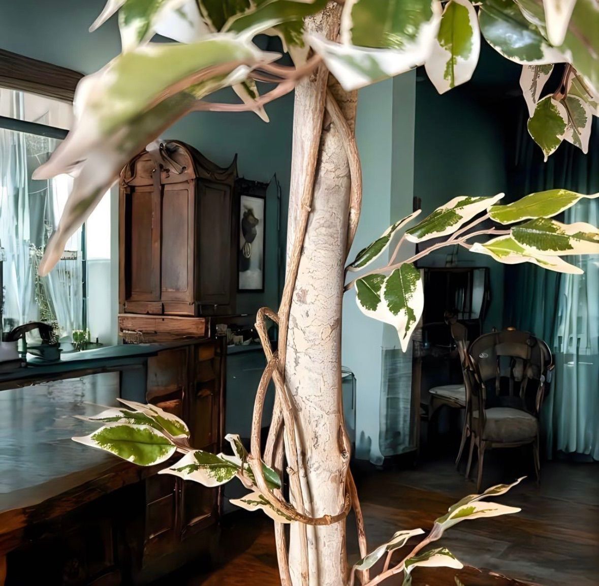 光触媒 人工観葉植物 ウォールグリーン フェイクグリーン 斑入り