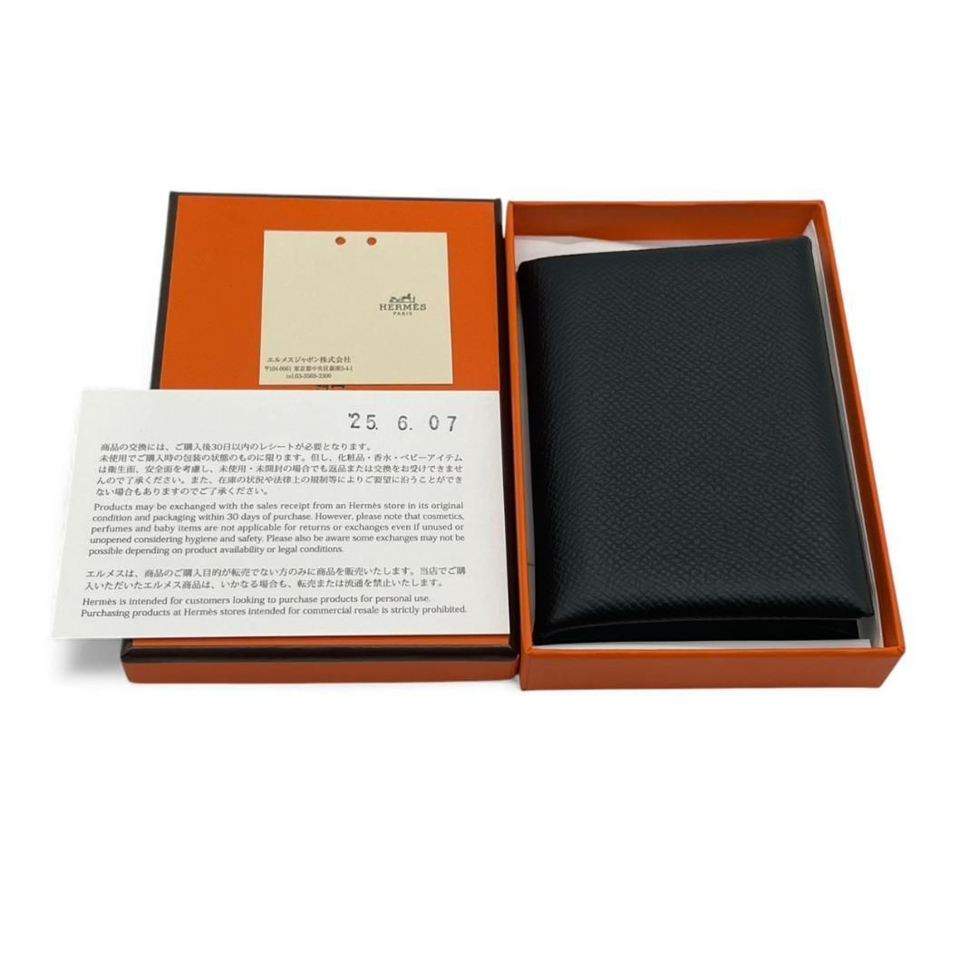 新品未使用】エルメス HERMES ヴォーエプソン カルヴィ デュオ コイン