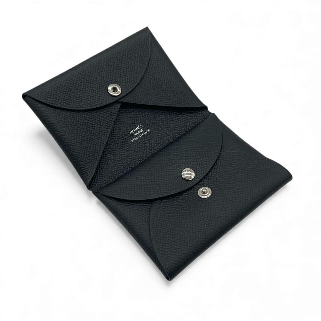 新品未使用】エルメス HERMES ヴォーエプソン カルヴィ デュオ コイン