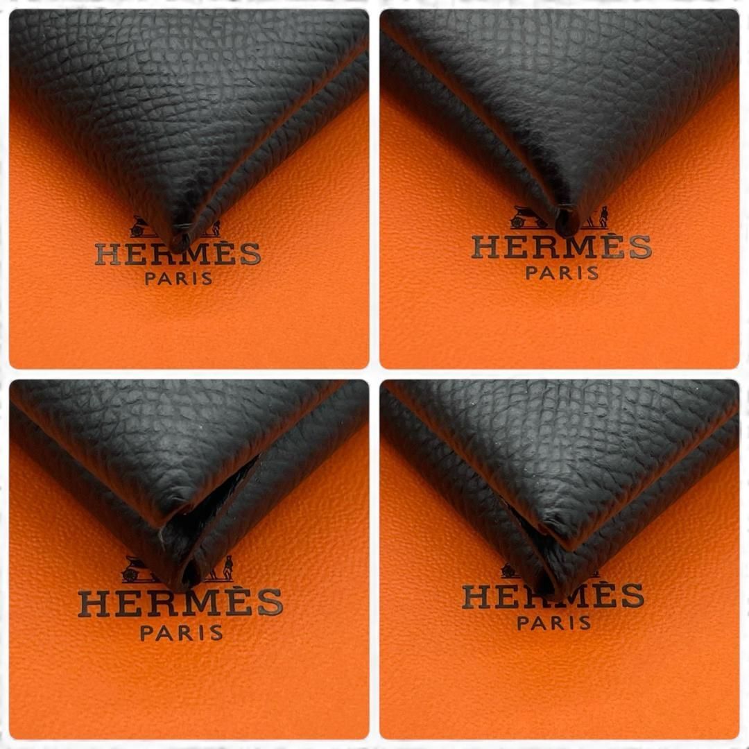 新品未使用】エルメス HERMES ヴォーエプソン カルヴィ デュオ コイン
