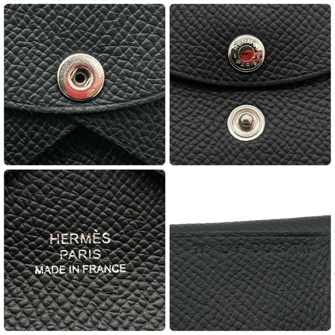 新品未使用】エルメス HERMES ヴォーエプソン カルヴィ デュオ コイン