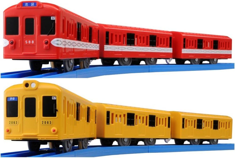 プラレール 東京メトロ銀座線-丸ノ内線旧車ダブルセット