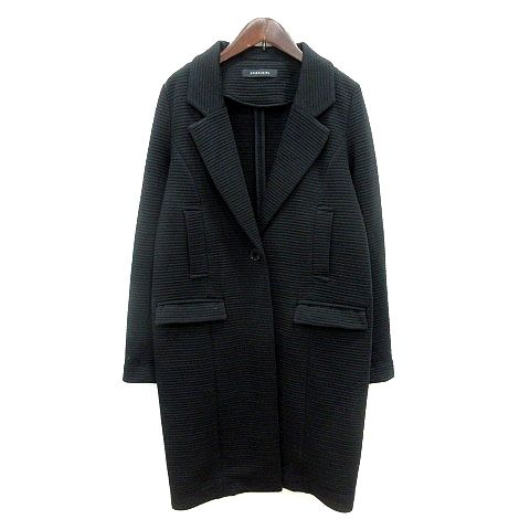 スパイラルガール SPIRALGIRL チェスターコート シングル F 黒