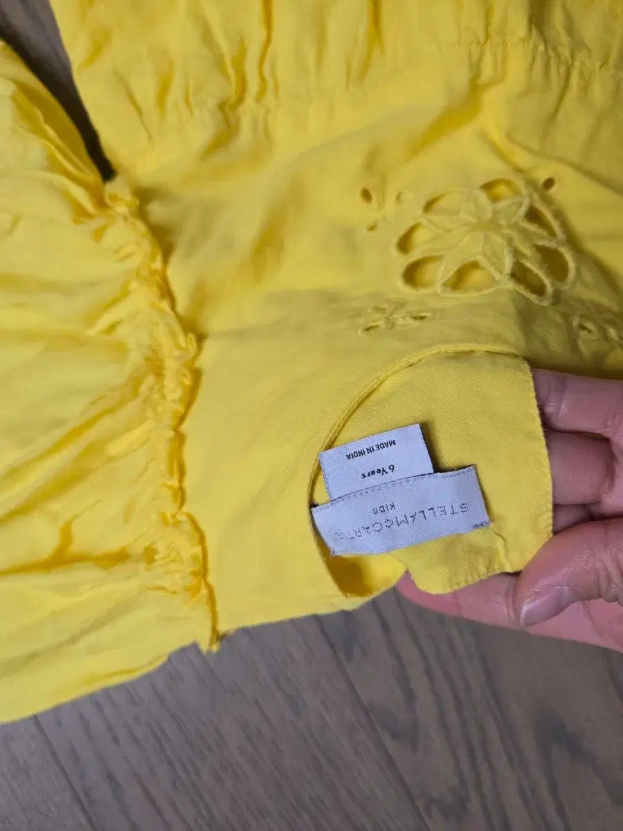  STELLA McCARTNEY ステラ マッカートニー エンブロイダリー レース イエロー ONE PIECE 5-6 y ワンピース フォーマル ドレス スーツ