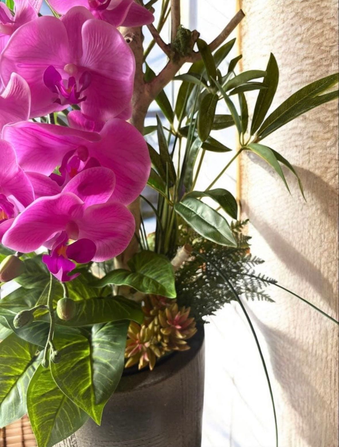 光触媒 人工観葉植物 ウォールグリーン フェイクグリーン シェフレラ