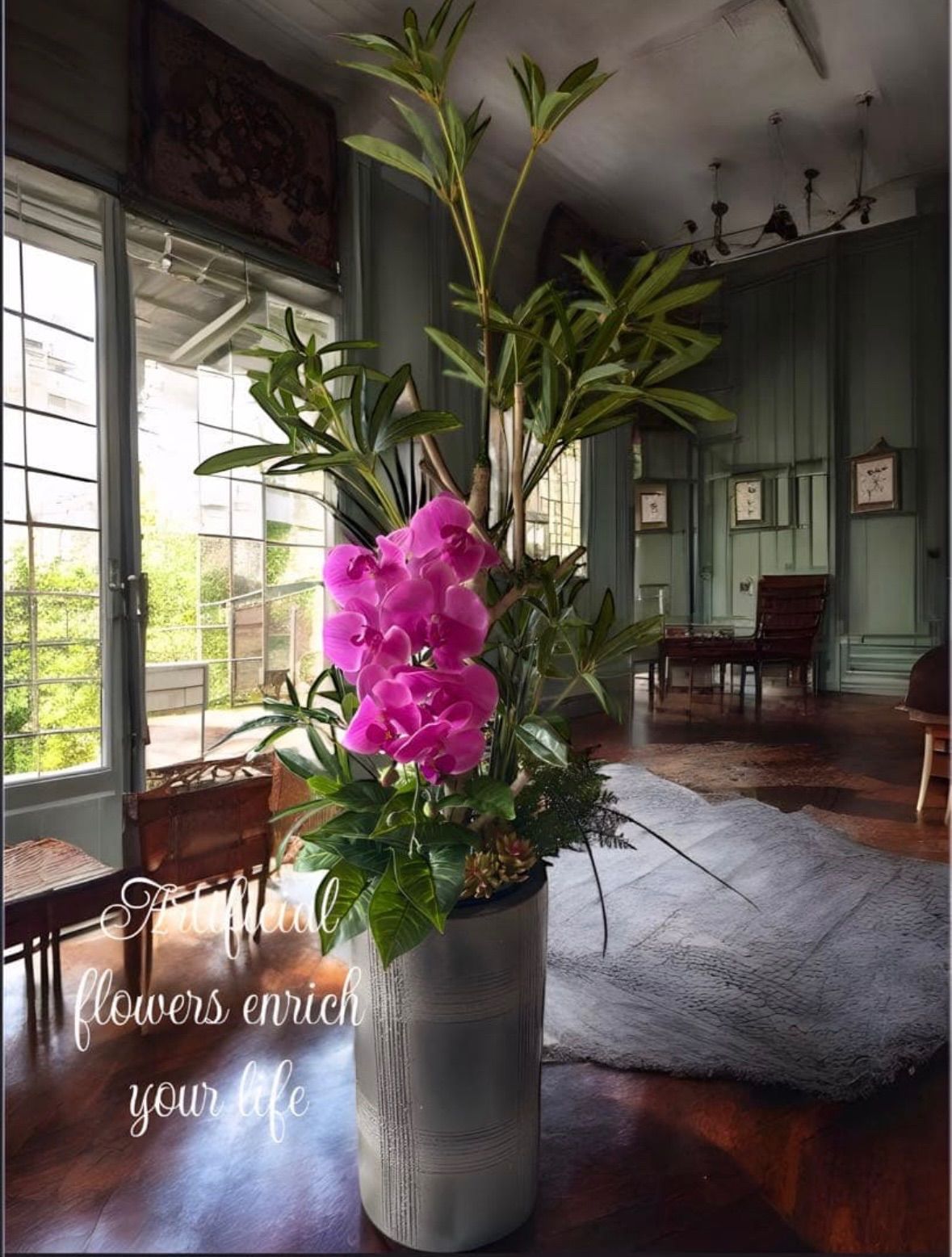 光触媒 人工観葉植物 ウォールグリーン フェイクグリーン シェフレラ