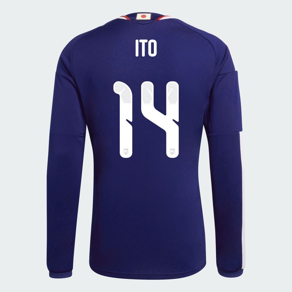 新品未使用】サッカー日本代表 長袖 ユニフォーム 伊東純也 - メルカリ