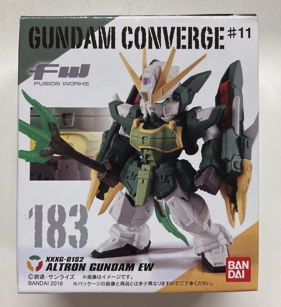 【新品箱未開封】ガンダムコンバージ #11 183 アルトロンガンダム EW BANDAI FW GUNDAM CONVERGE #11 アルトロンガンダム(EW版) 183 - メルカリ