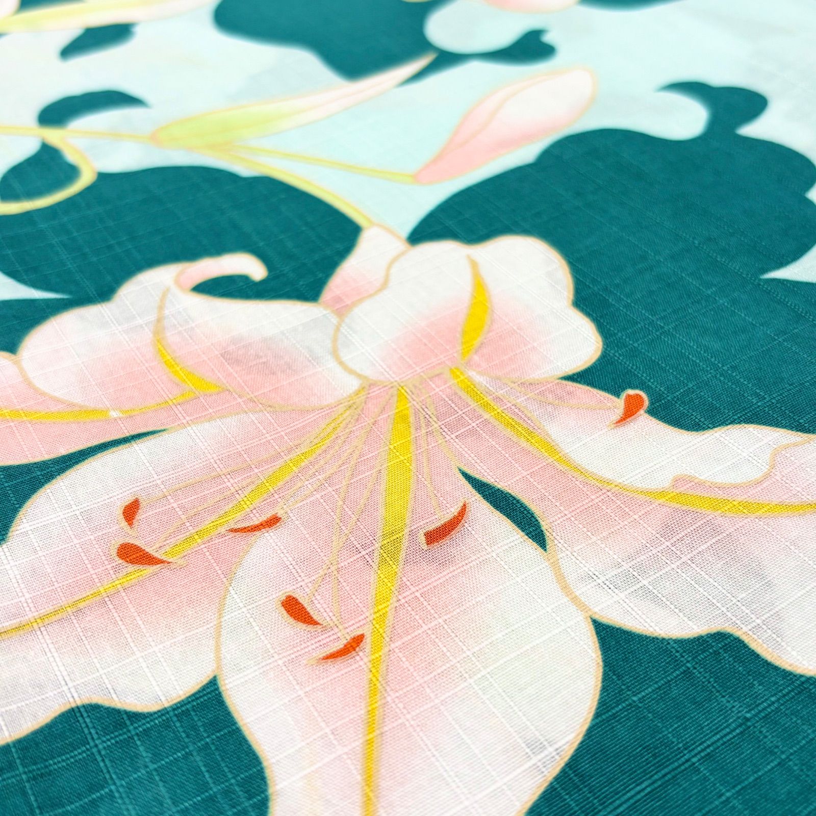 大人のゆかた◇新品！高級浴衣4点セット◎プレタ浴衣・単帯・帯〆