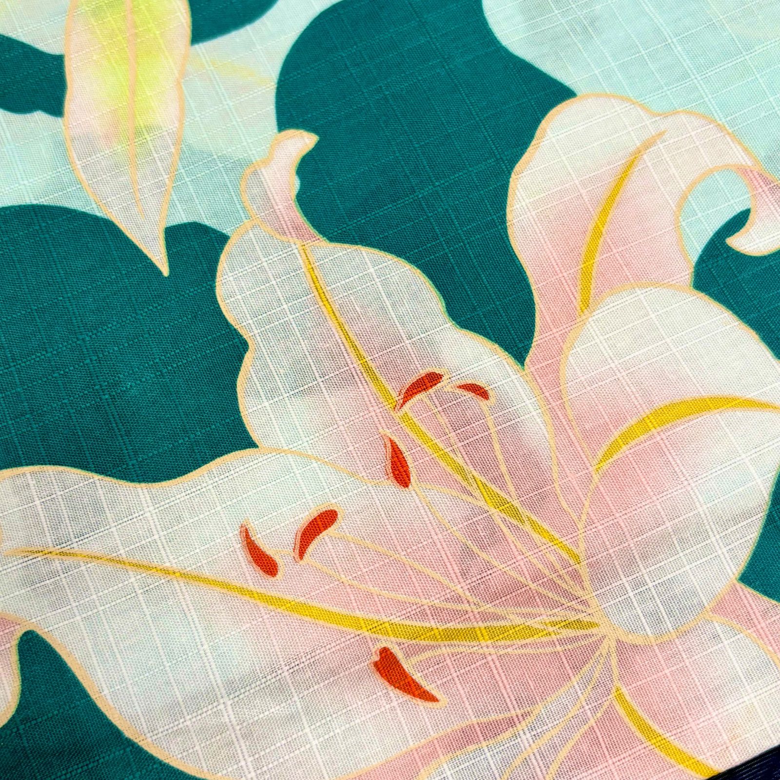 大人のゆかた◇新品！高級浴衣4点セット◎プレタ浴衣・単帯・帯〆