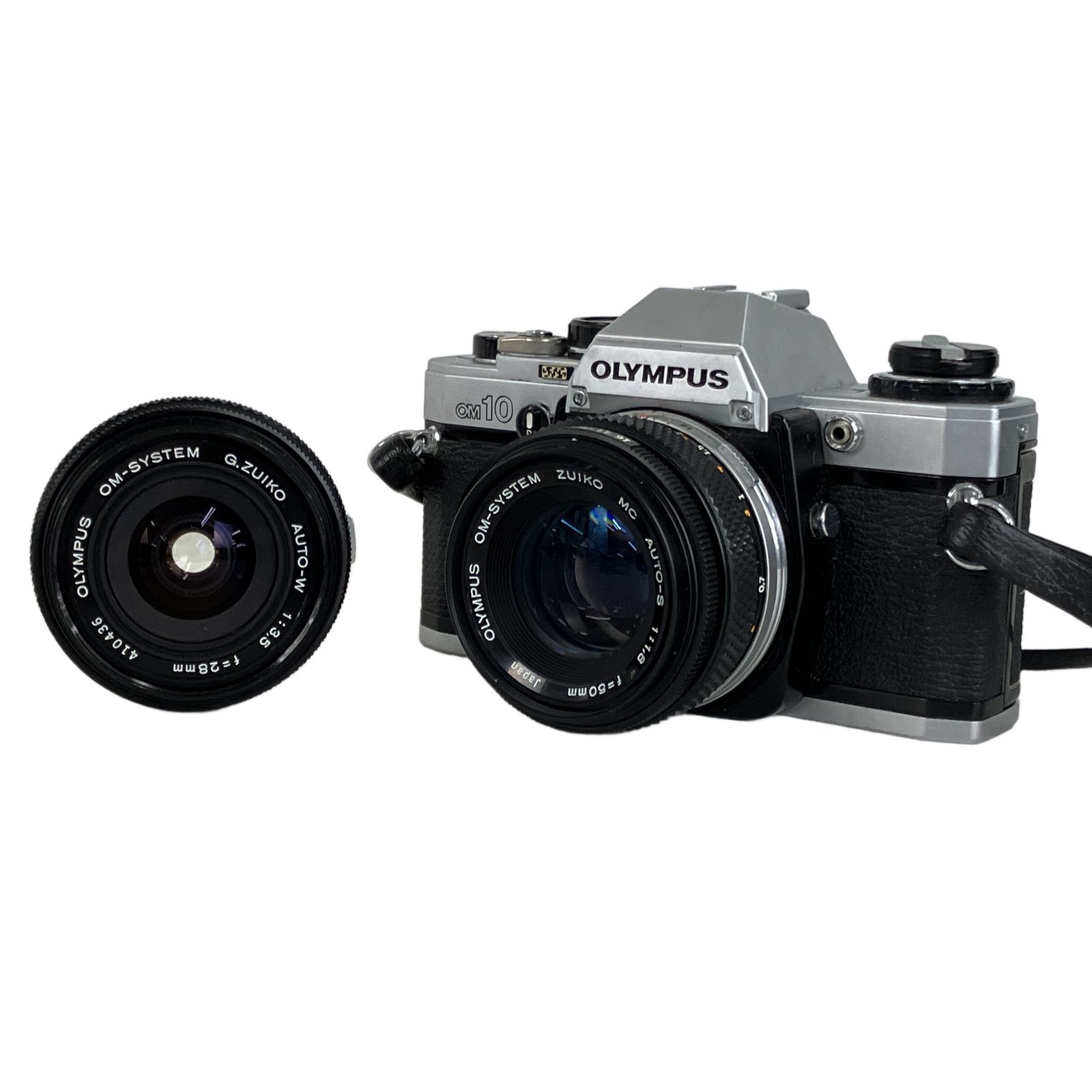OLYMPUS OM10 フィルムカメラ OM-SYSTEM ZUIKO 50mm F1.8 28mm F3.5