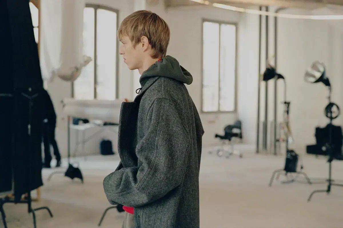 新品　オーラリー　ウールダブルクロス ヘリンボーン　ブルゾン　AURALEE AURALEE＞ウールダブルクロス ヘリンボーンブルゾン