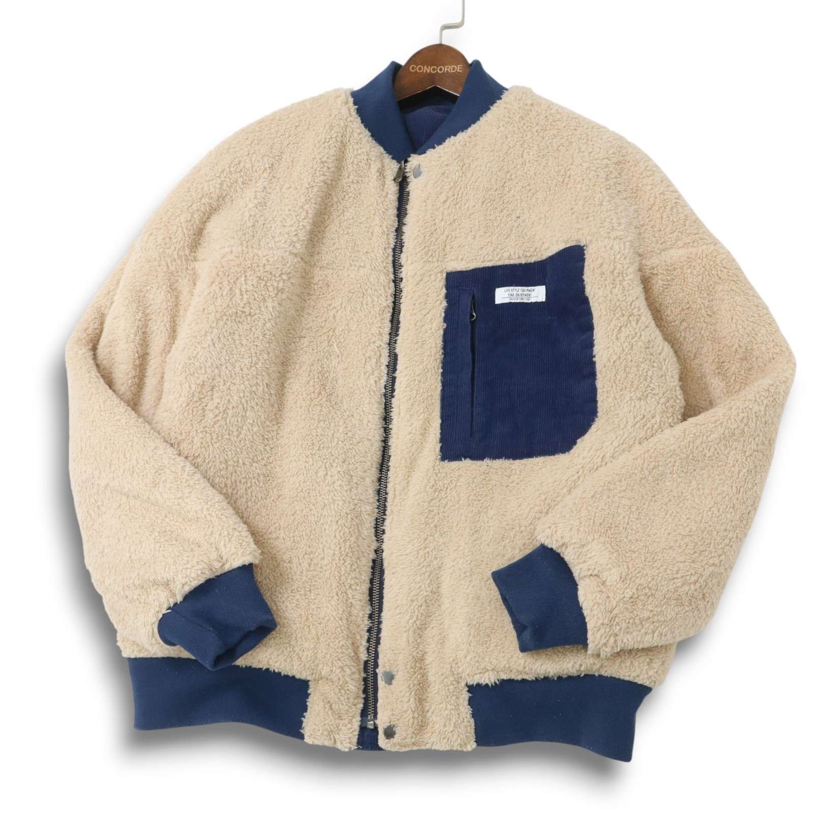 美品】 BAYFLOW ベイフロー 秋冬 2WAY リバーシブル☆ コーデュロイ 