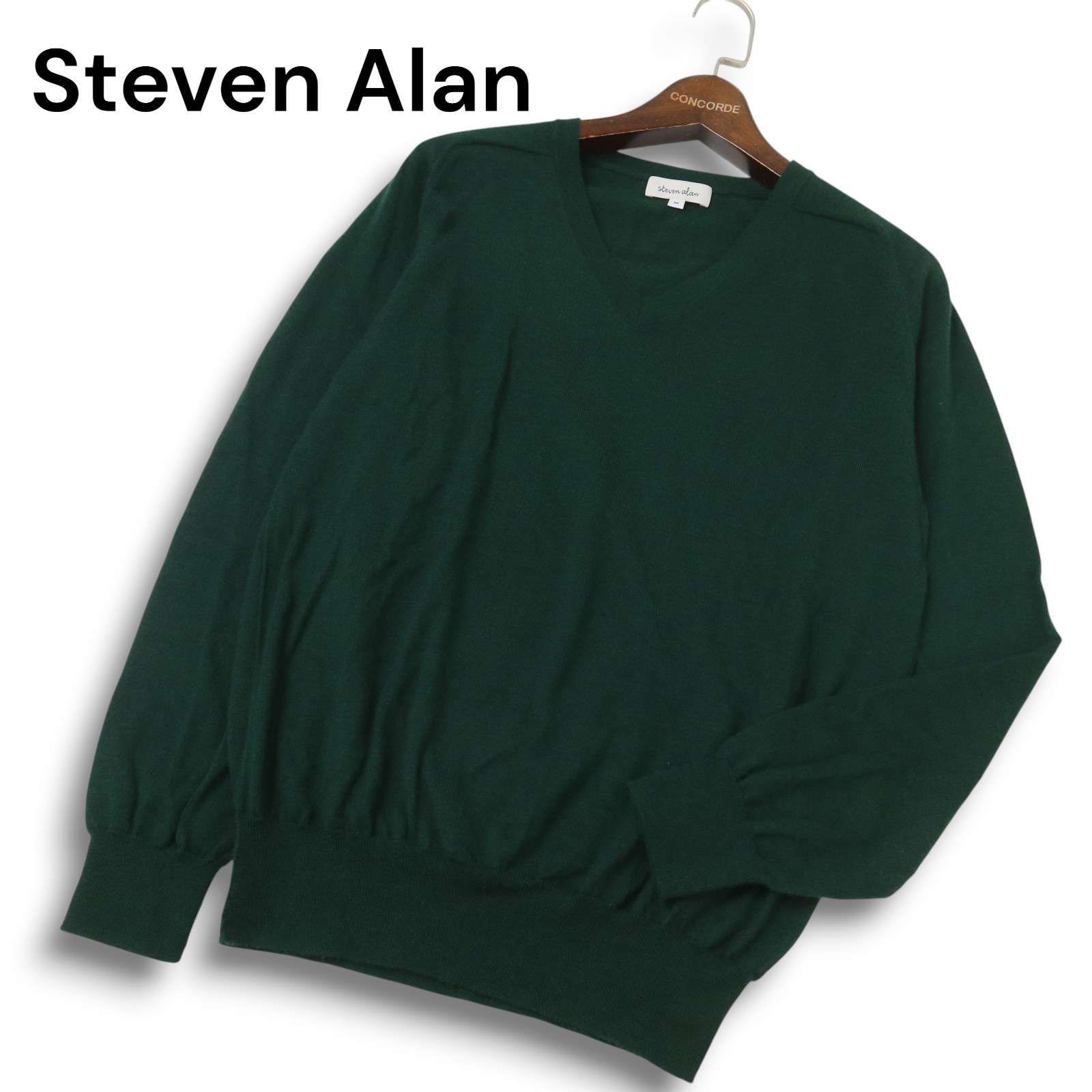 美品】Steven Alan スティーブンアラン 秋冬 高級 カシミヤ100%☆ V 