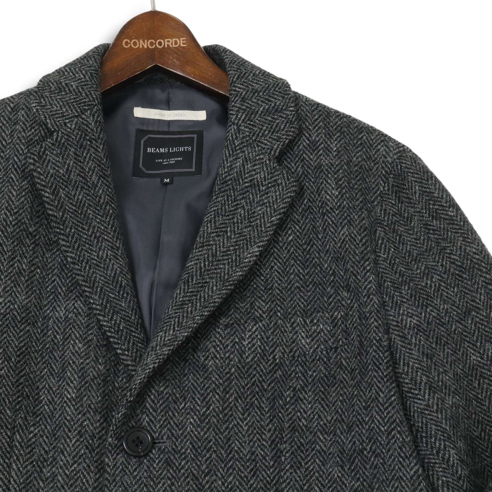 美品】BEAMS LIGHTS ビームス ライツ 秋冬 ウール100％☆ ツイード