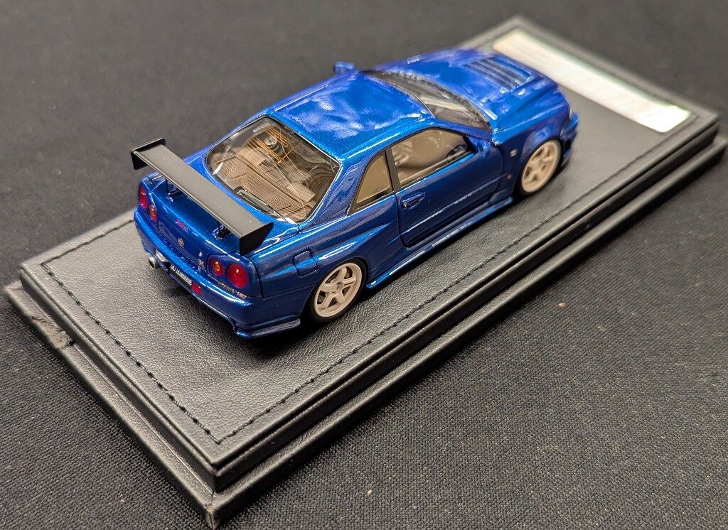ignition model 1 43 Nismo R 34 GT Z tune Bayside Blue IG 0791