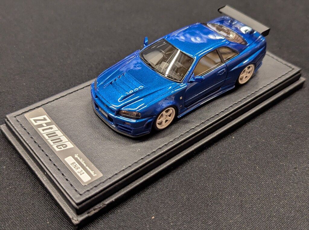 ignition model 1 43 Nismo R 34 GT Z tune Bayside Blue IG 0791