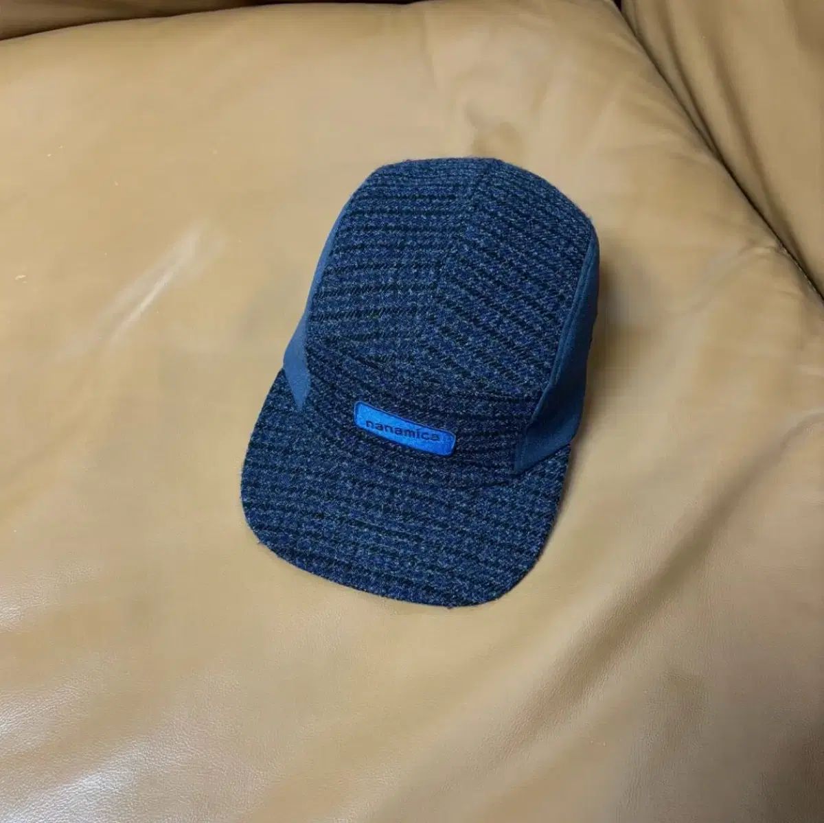 nanamica ナナミカ グレー CHECK キャンプキャップ 帽子