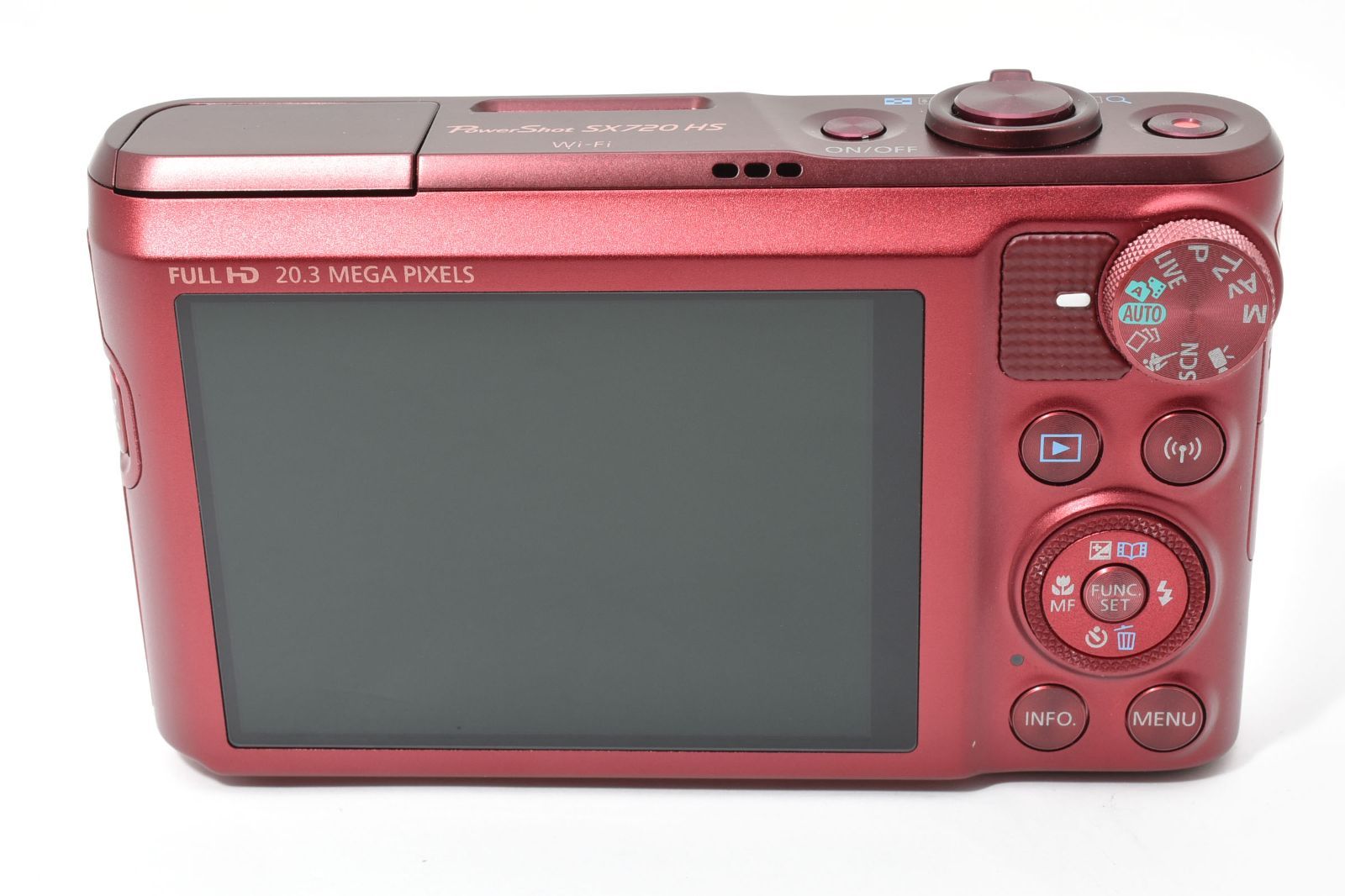 超美品] Canon PowerShot SX720 HS レッド キャノン デジタルカメラ 箱