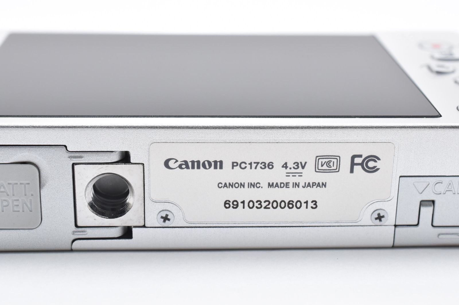 極美品】Canon IXY 3 PC1736 シルバー デジタルカメラ 本体 動作確認